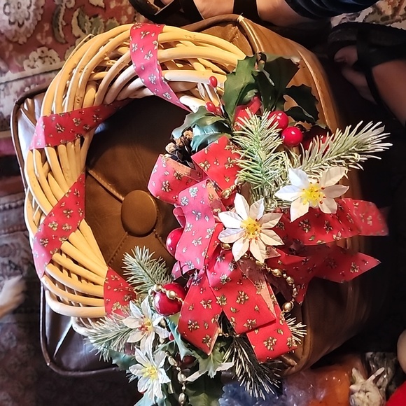 Bamboo  Christmas WREATH Other - BAMBOO CHRISTMAS WREATH BEAUTIFULLY DECORATED